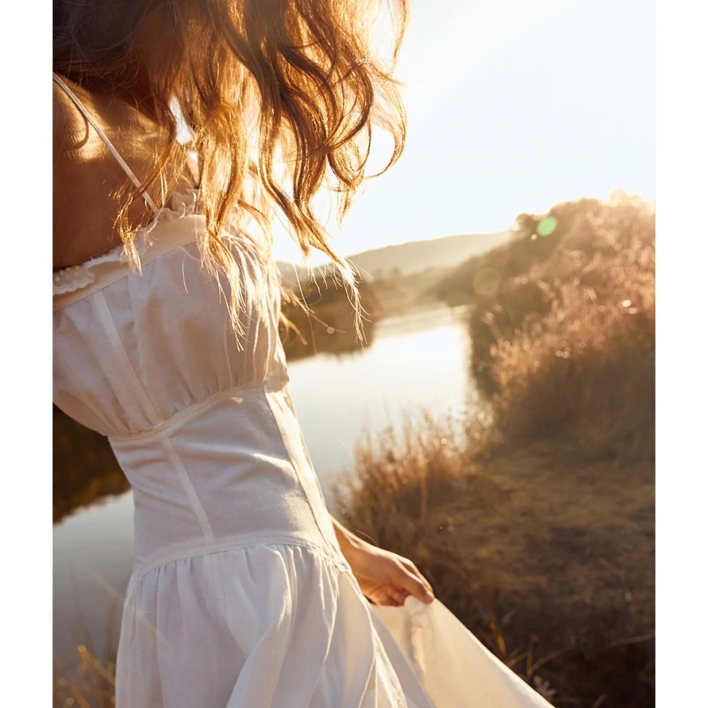 NWOT Christy Dawn Lola Dress in Ivory - Picture 7 of 13